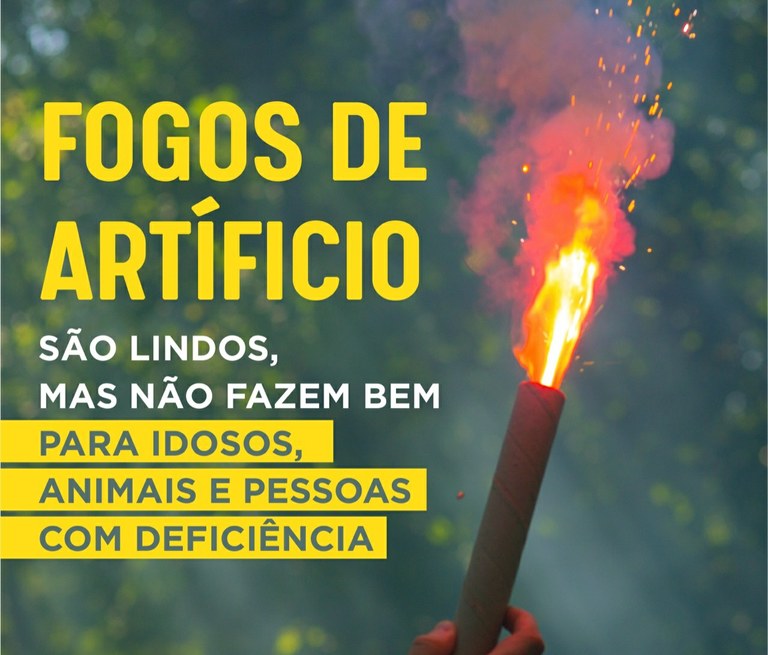 Lei que proíbe fogos de artifício de estampido é promulgada no